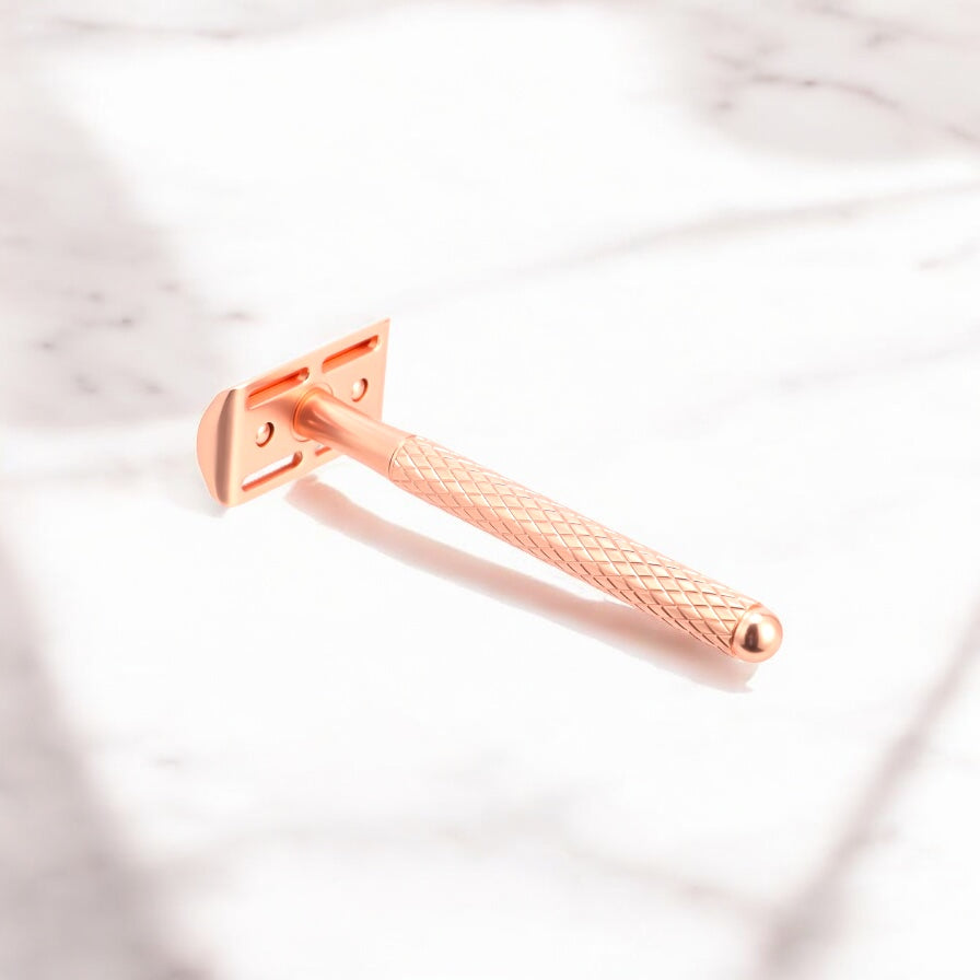 Rasoir de sûreté rose gold