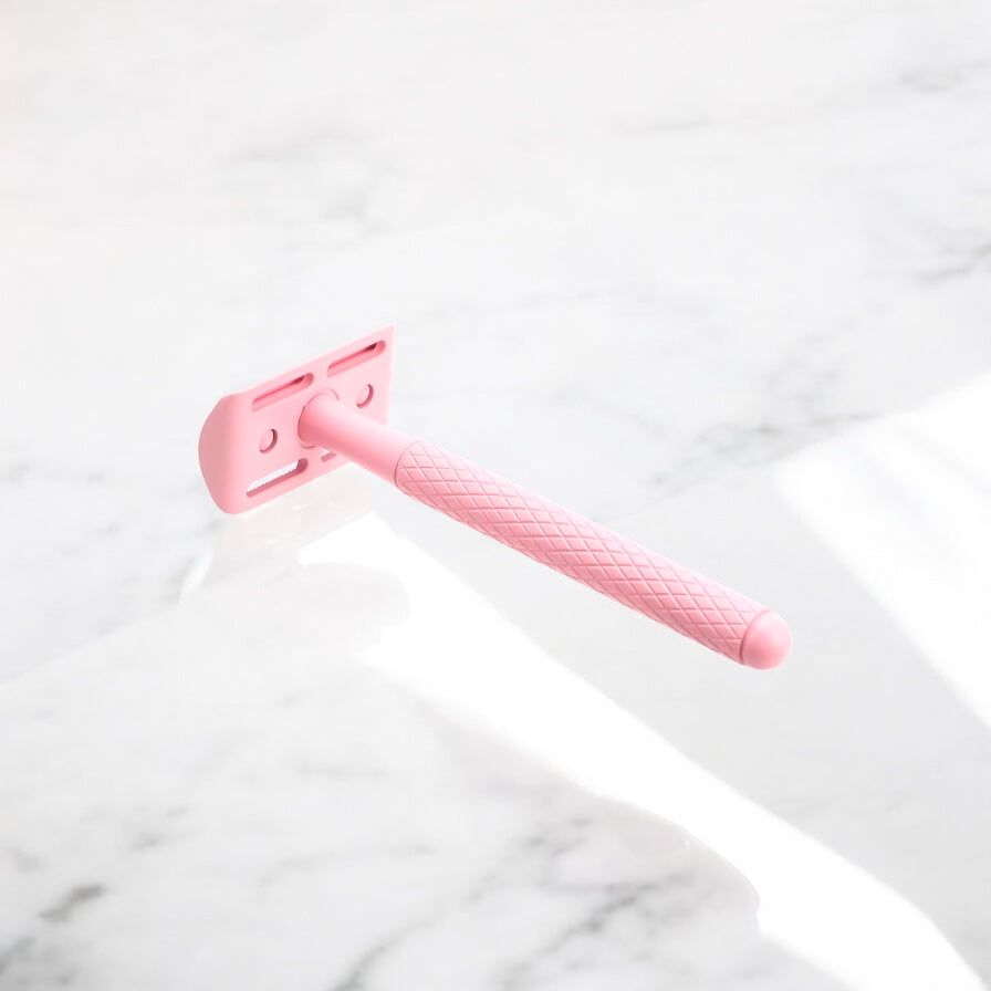 Rasoir de sûreté rose