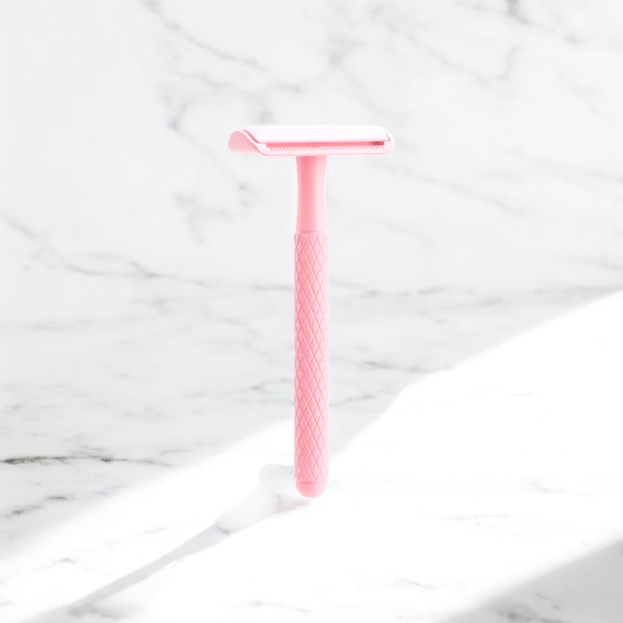 Rasoir de sûreté rose